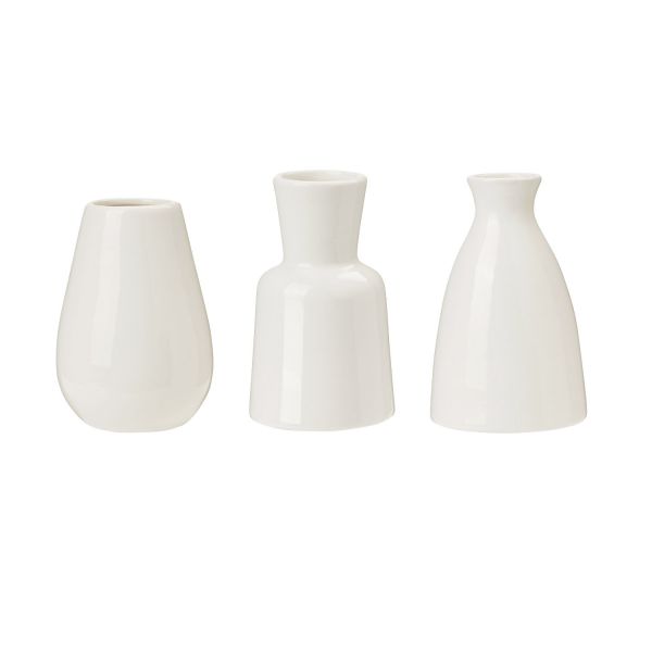 Porzellan Vase Mini, 3er-Set