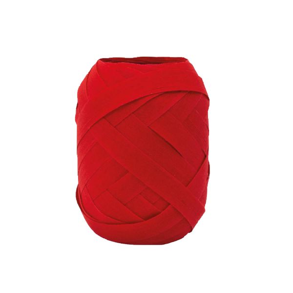 Baumwollband Rot, 10mm x 12 m