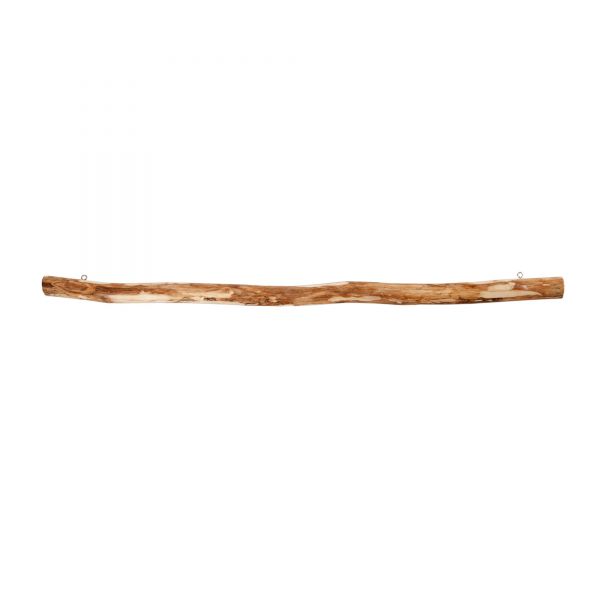 Ast Holzstock mit Aufhängeösen, L 40 cm