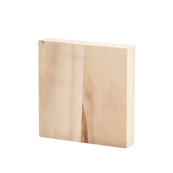 Holzplatte, ca. 9,6 x 9,6 x 1,9cm