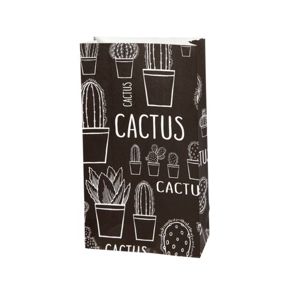 Geschenktüte Kaktus 12 x 6 x 21 cm, 10 Stück